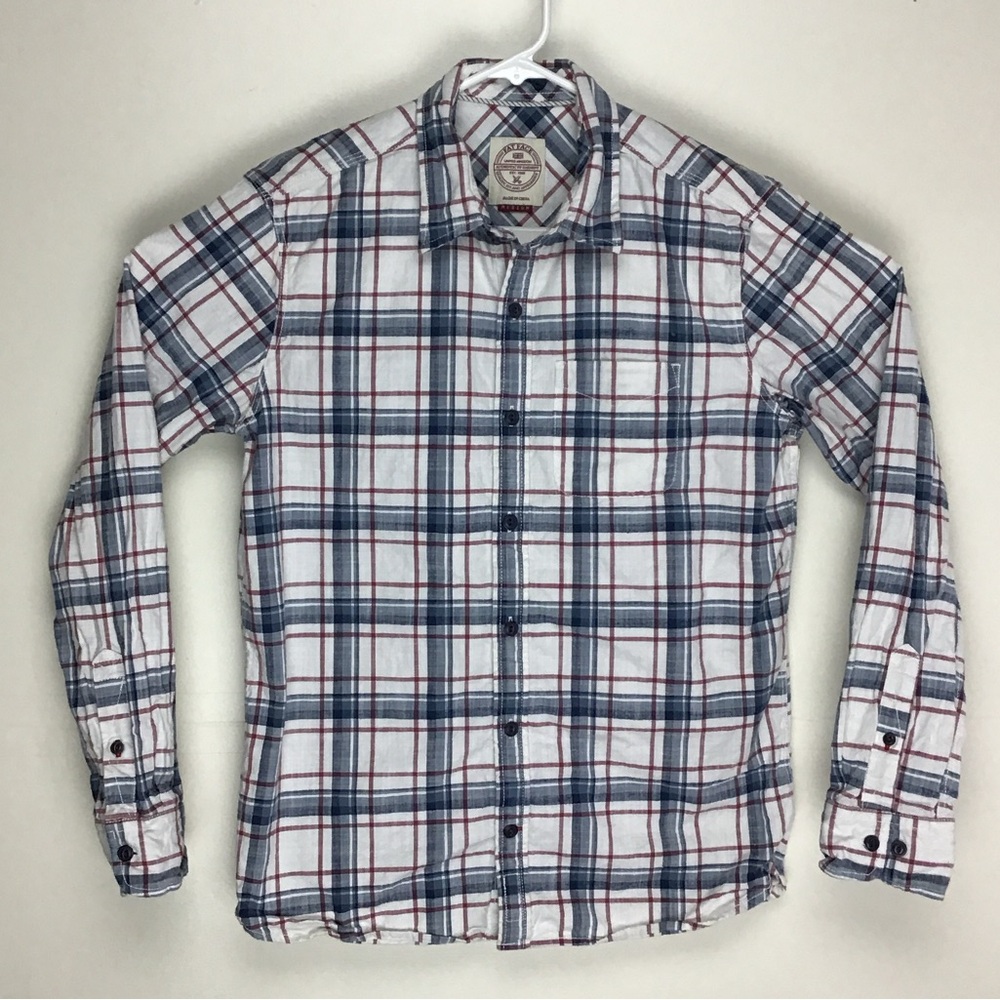 Fat Face mens long sleeve button up shirt medium